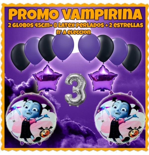 Promoción globos vampirina