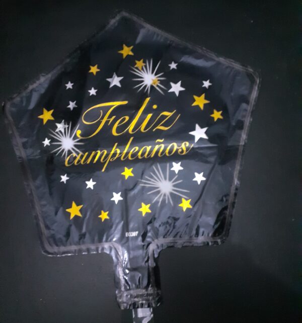 Globos feliz cumple felicidades 23cm - Image 2