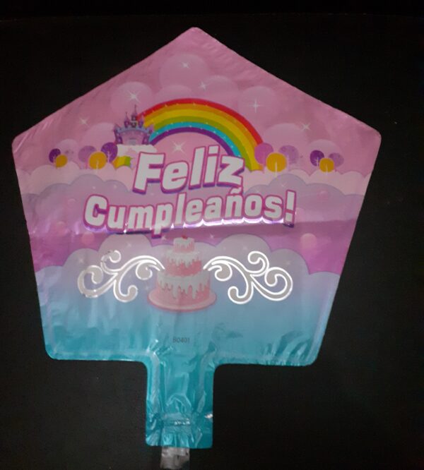 Globos feliz cumple felicidades 23cm - Image 4