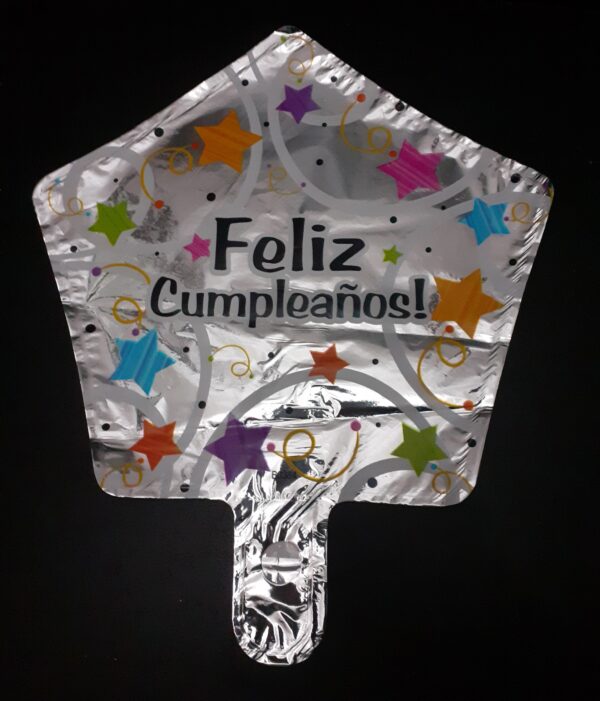 Globos feliz cumple felicidades 23cm