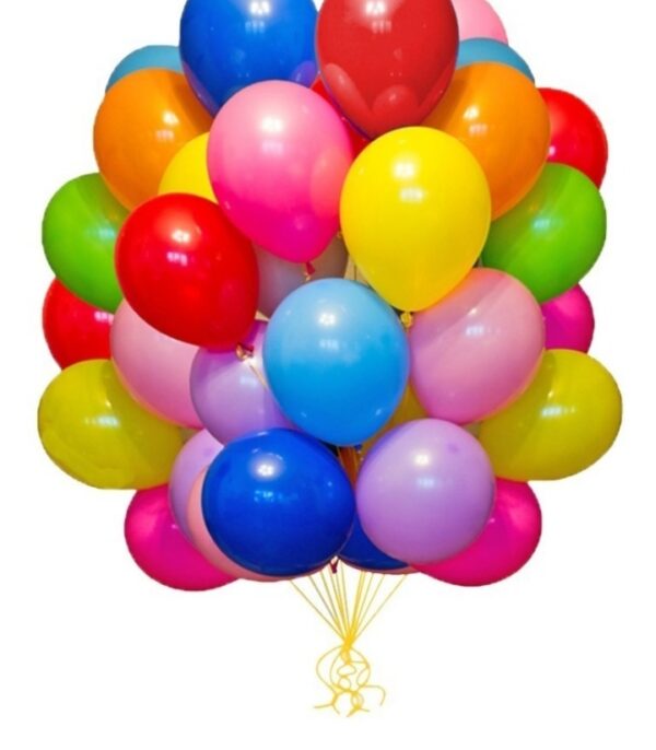 Globos comunes látex (x  unidad) colores a elección