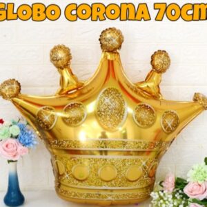 Corona dorada 70cm