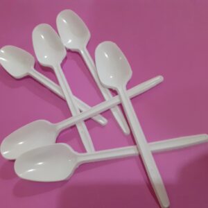 Cucharitas postre reforzadas x10 descartables