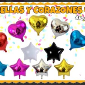 Estrellas y corazones 45cm
