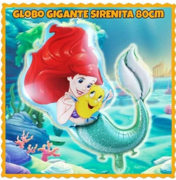 Sirenita 80 cm Ariel