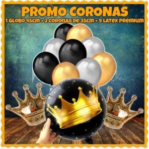 Promo combo globos corona