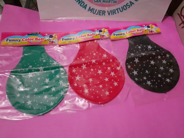 Piñatas látex estrellas chicas