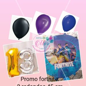 Promo combo globos fortnite