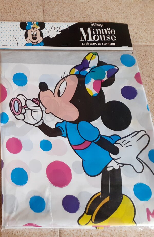 Mantel plástico minnie
