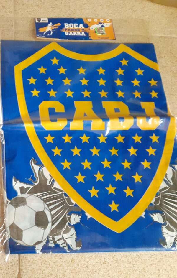 Mantel plástico boca fútbol