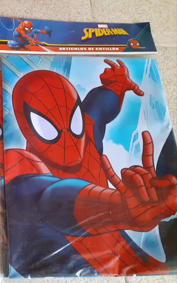 Mantel plástico hombre araña spiderman