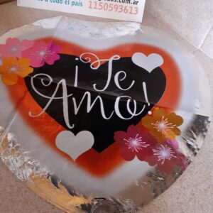 Globo te amo 45cm corazón