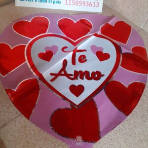 Globo te amo 45cm corazón