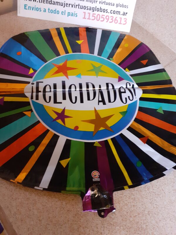 Globo felicidades 45cm