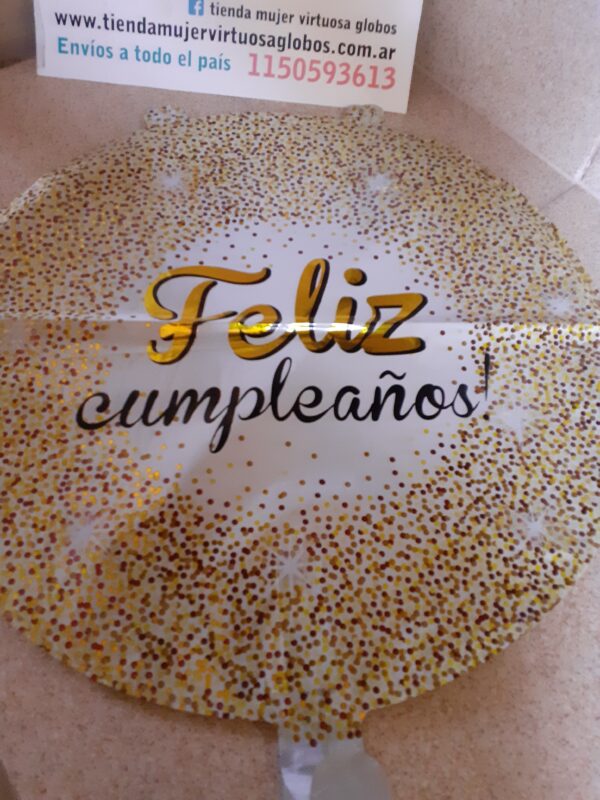 Globo feliz cumpleaños 45cm