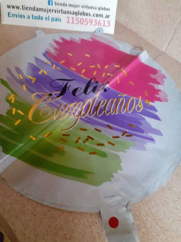 Globo feliz cumpleaños 45cm