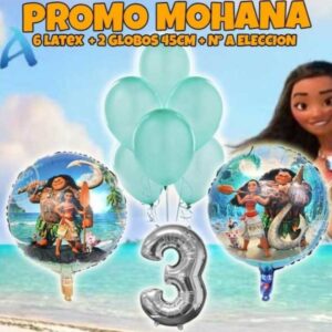 Promo combo globos Mohana