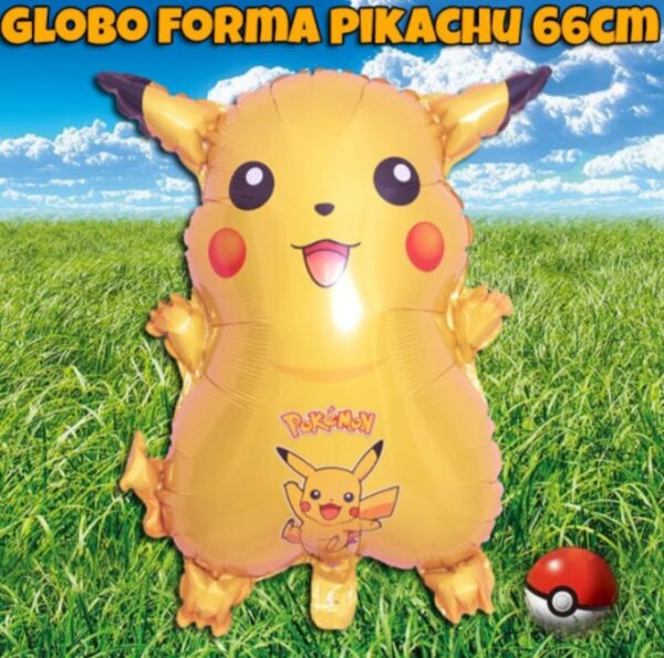 Globo pikachu pokemon 60 cm