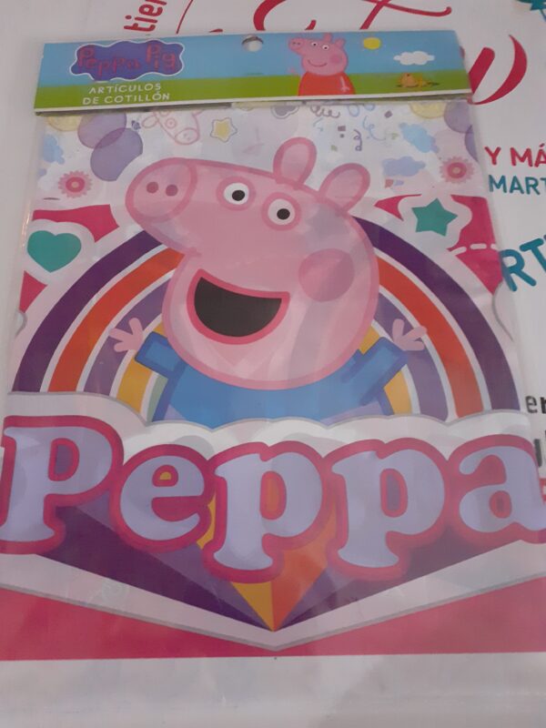 Mantel plástico peppa