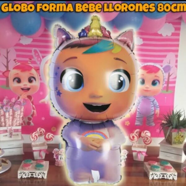 Globo forma bebé llorones 80 cm
