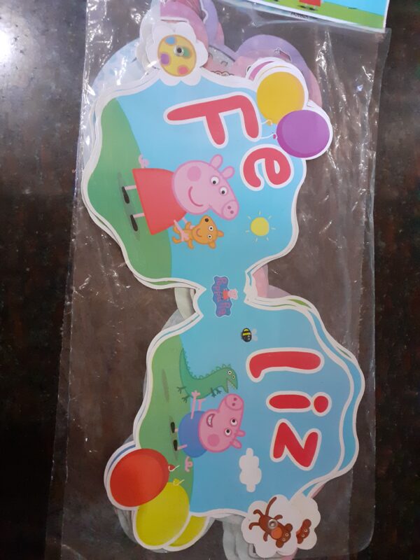 Banderín articulado Peppa
