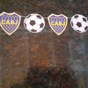 Banderín pinche topper torta boca