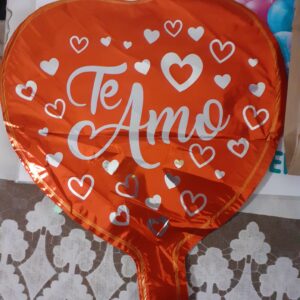 Globo te amo 23 cm corazón