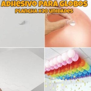 Plancha adhesivo para globos