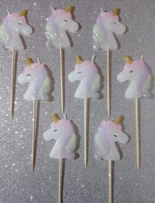 Velas formas  corona,  video juego, rosa, puño hulk, cola sirena, unicornio, chop cerveza,etc - Image 7