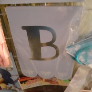 Banderín guirnalda baby shower nene celeste