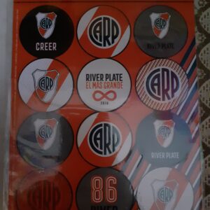 Plancha 24 stickers River