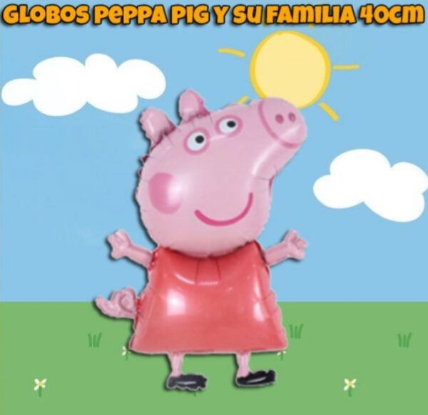 Globo forma peppa pig 40 cm
