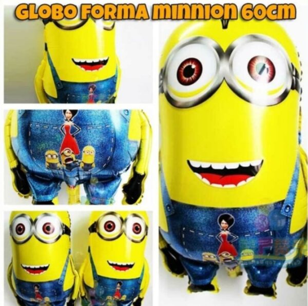 Globo forma minnions, minions 60 cm