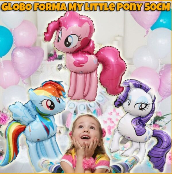 Globo forma pony 50 cm (fucsia agotado)
