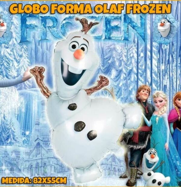 Globo forma olaf grande frozen