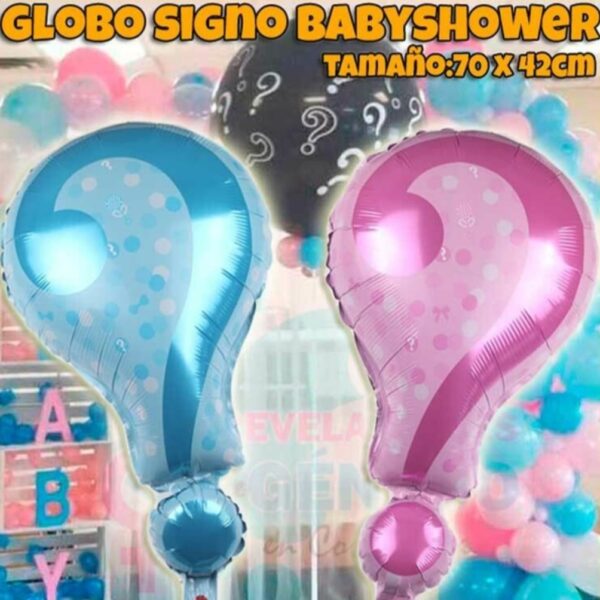 Globo signo, baby shower,  revelación genero