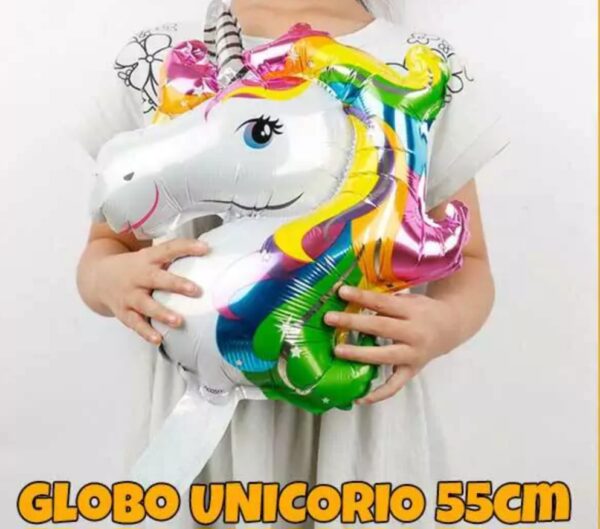 Globo cabeza unicornio 55 cm