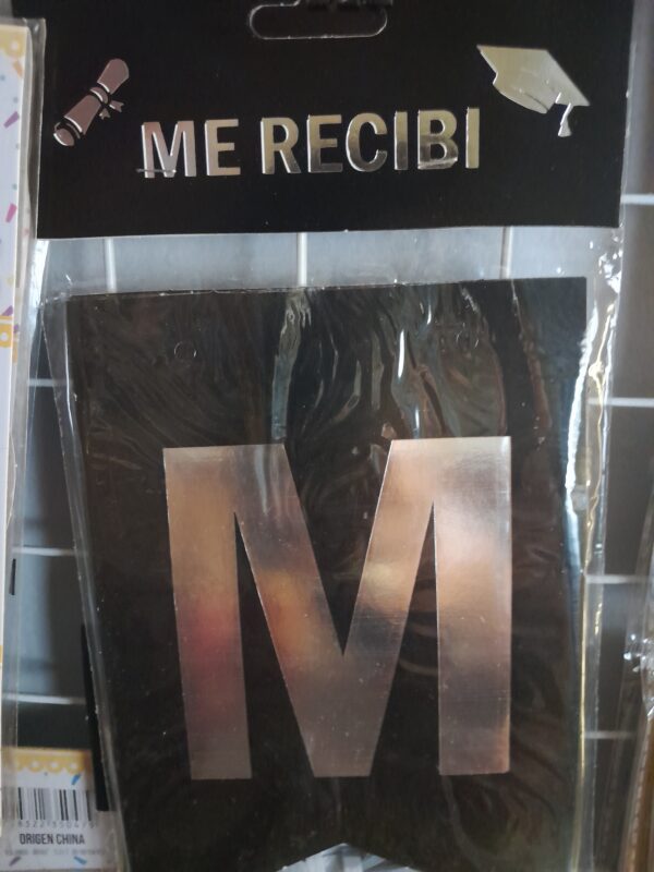 Banderín me recibí ( egresados, graduados)