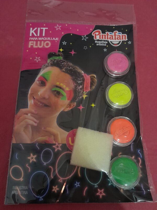 Maquillaje kit multicolor fluo