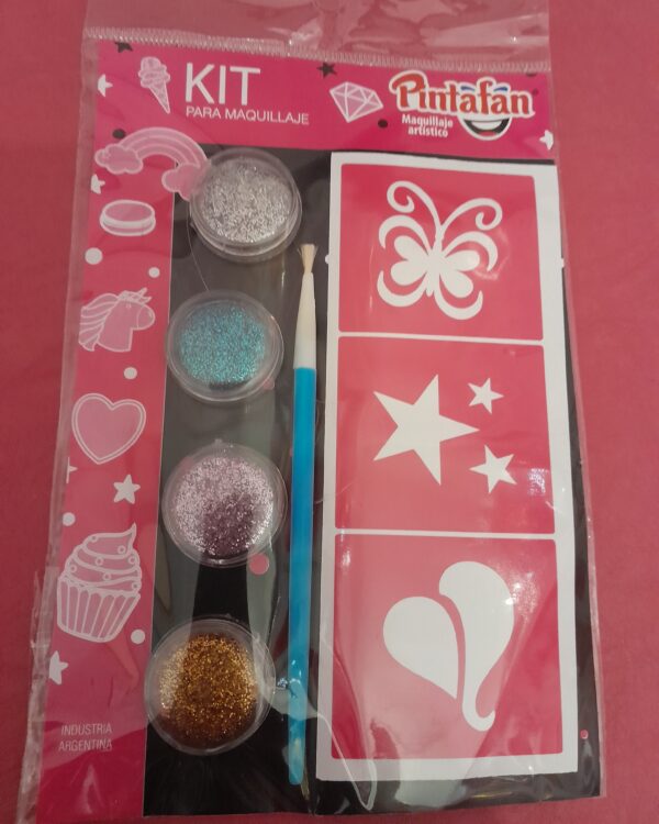 Maquillaje kit brillos glitter