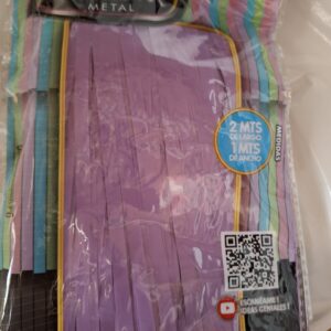 Cortina pastel lila