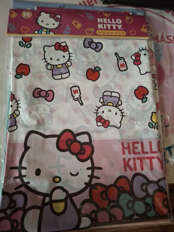 Mantel plástico hello kitty