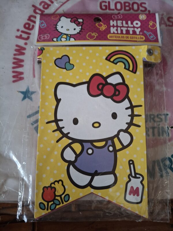 Banderín hello kitty