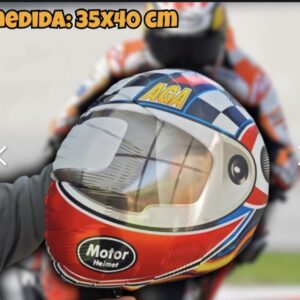 Globo forma de casco 35x40 cm