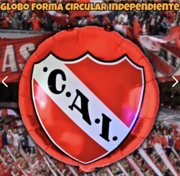 Globo independiente C.A.I , 45cm fútbol