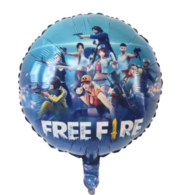 Globo Free Fire redondo 45cm