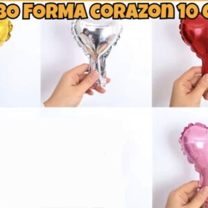 Globos corazón 10cm